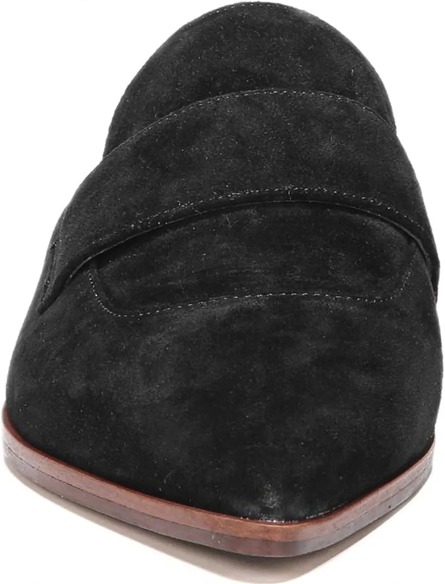 XYD Womens Retro Pointed Closed Toe Mule Flats Slip On Backless Dress Sandal Slides Comfortable Casual Walking Loafers Shoes