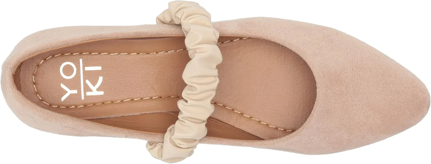 YOKI Women's Comfort Ballet Flat