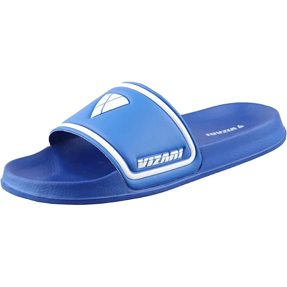 Youth Soccer Slide Sandals - Blue