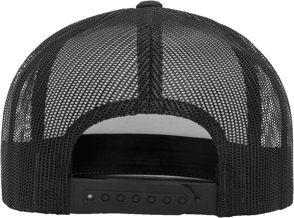Yupoong 5-Panel YP Classic Trucker Cap | High Profile Flat Visor Snapback | OSFM | Bulk Packs Available
