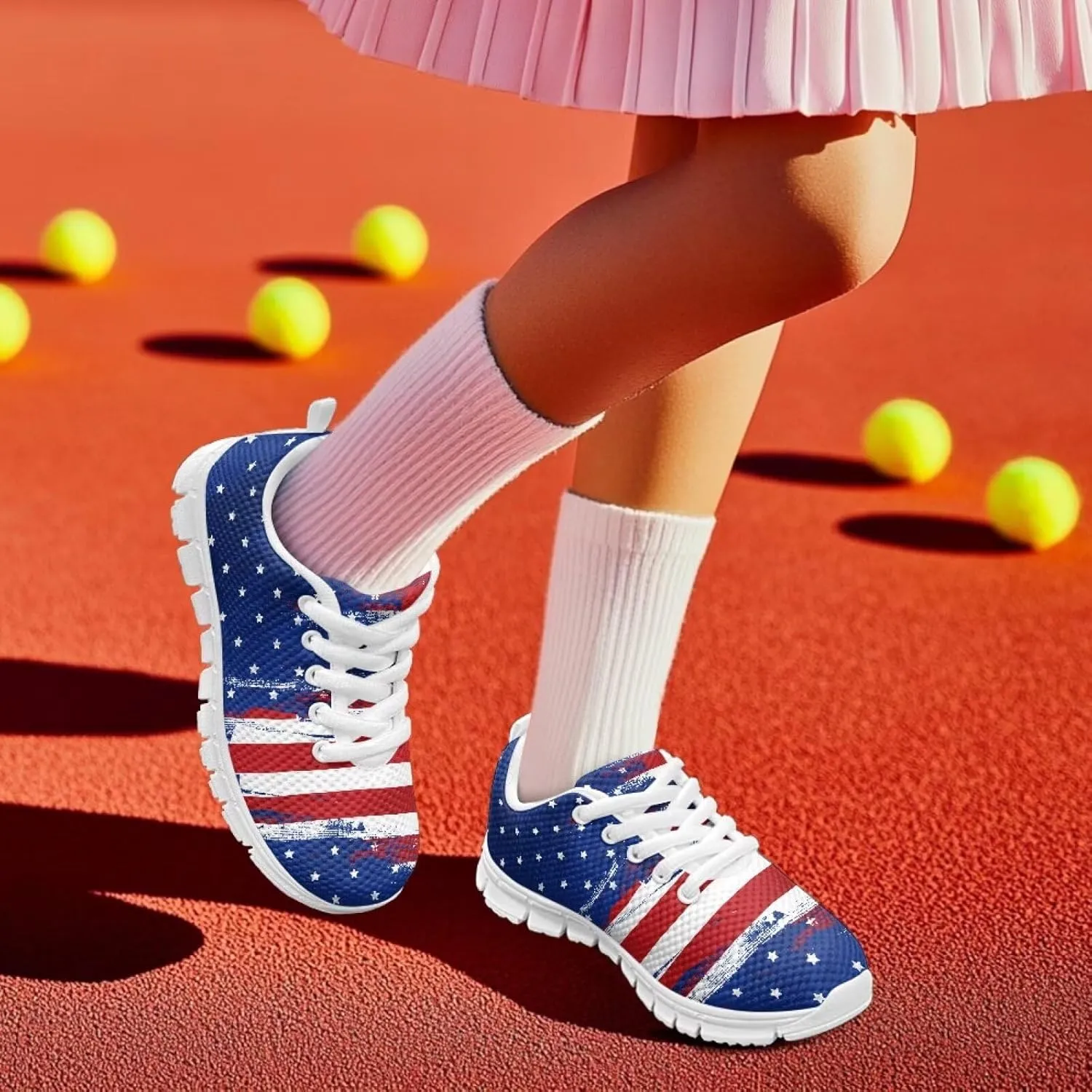 Yzaoxia Kids Shoes Ultralight Breathable Air Mesh Shoes for Child Comfortable Flat Sports Shoes