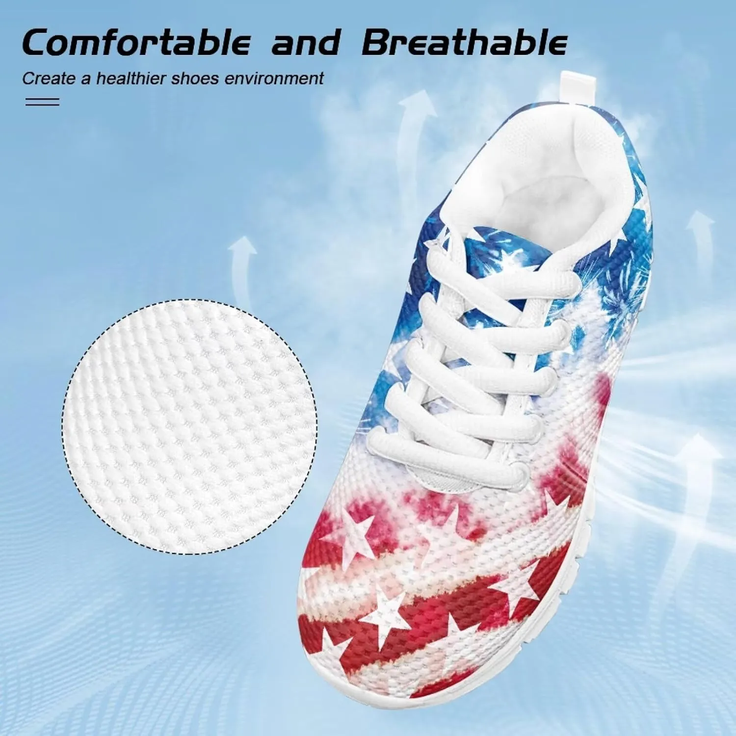 Yzaoxia Kids Shoes Ultralight Breathable Air Mesh Shoes for Child Comfortable Flat Sports Shoes