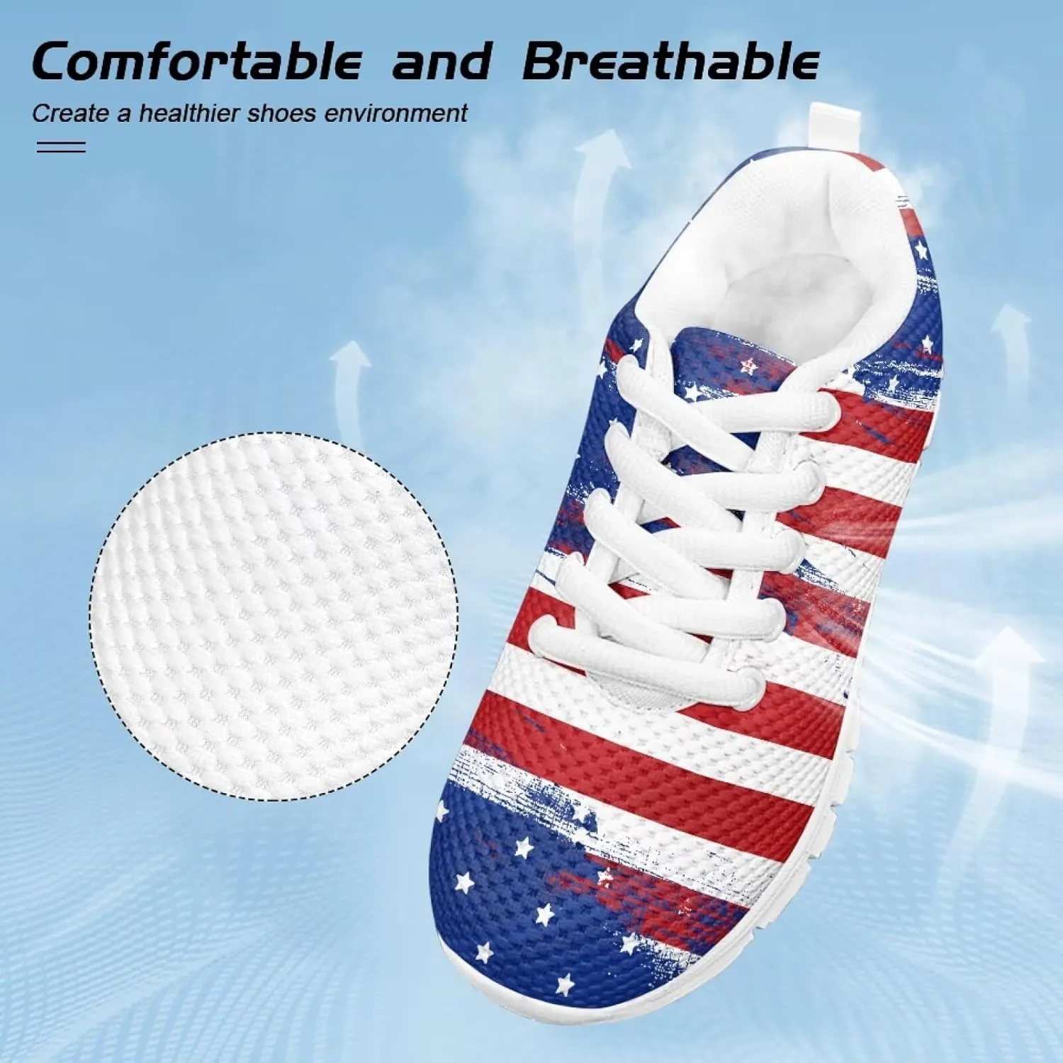 Yzaoxia Kids Shoes Ultralight Breathable Air Mesh Shoes for Child Comfortable Flat Sports Shoes