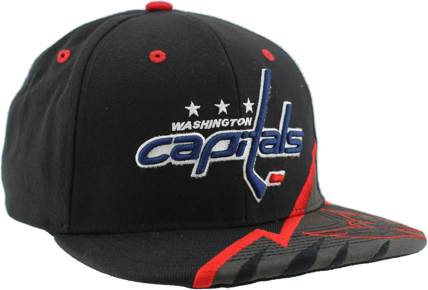 ZHATS NHL Officially Licensed Adjustable Snapback Hat Flat Bill Z11 Bolt