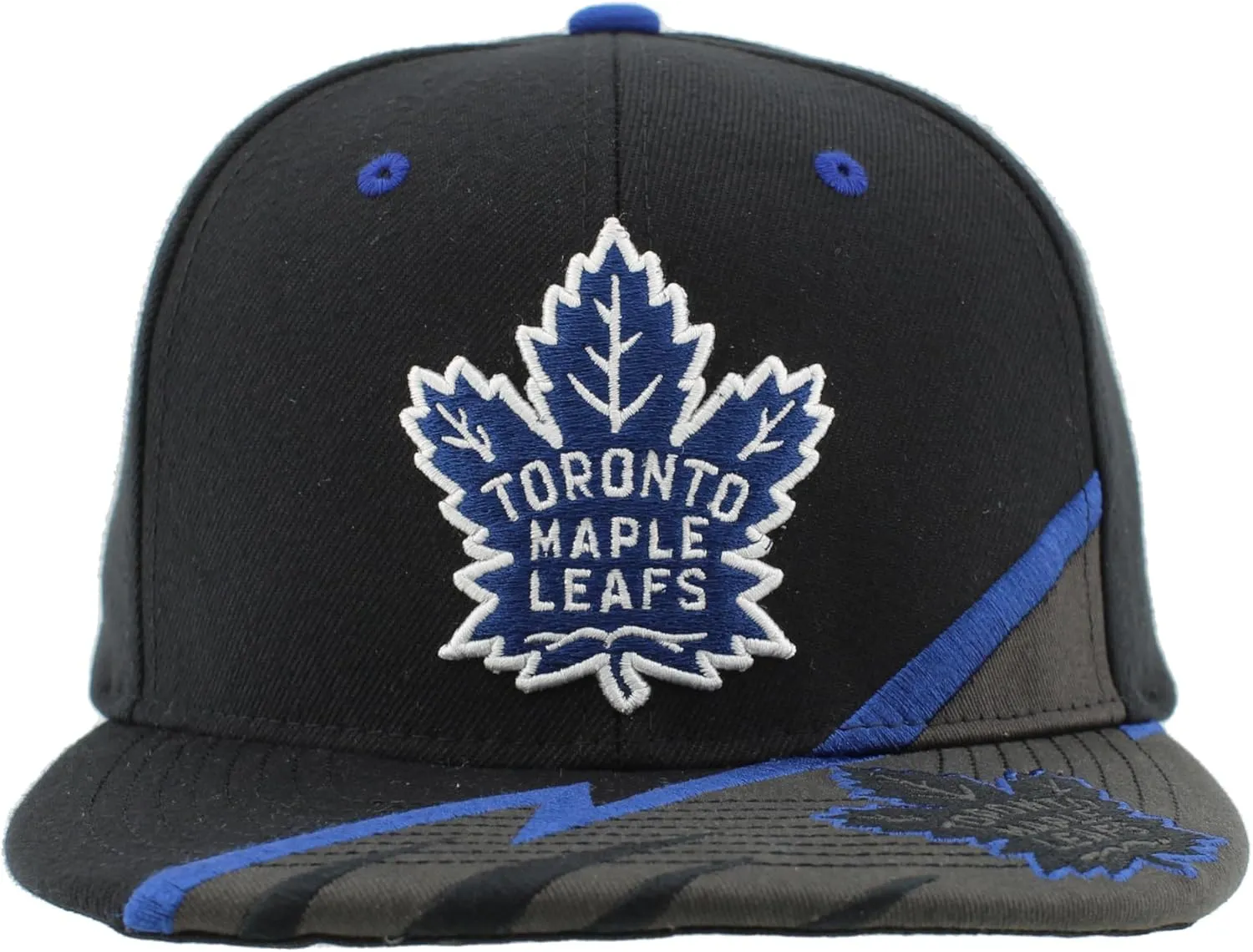 ZHATS NHL Officially Licensed Adjustable Snapback Hat Flat Bill Z11 Bolt