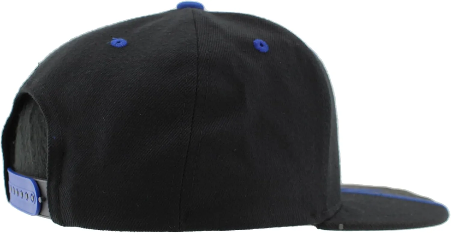 ZHATS NHL Officially Licensed Adjustable Snapback Hat Flat Bill Z11 Bolt
