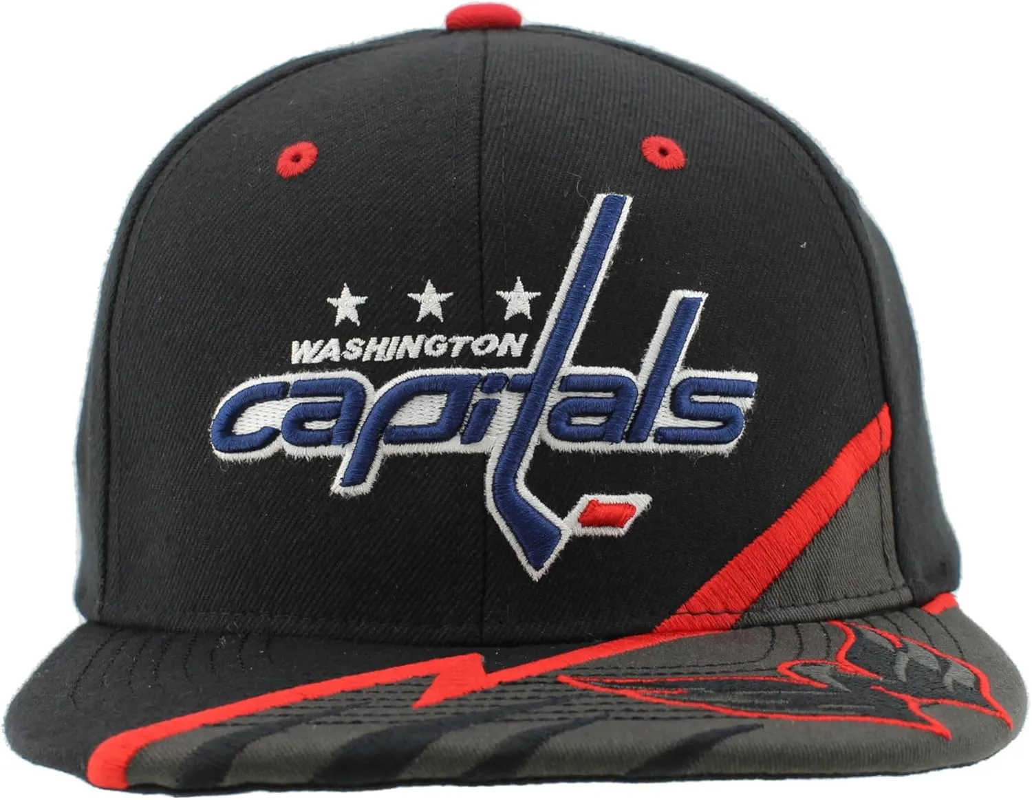 ZHATS NHL Officially Licensed Adjustable Snapback Hat Flat Bill Z11 Bolt