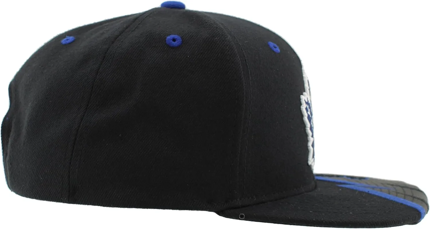 ZHATS NHL Officially Licensed Adjustable Snapback Hat Flat Bill Z11 Bolt